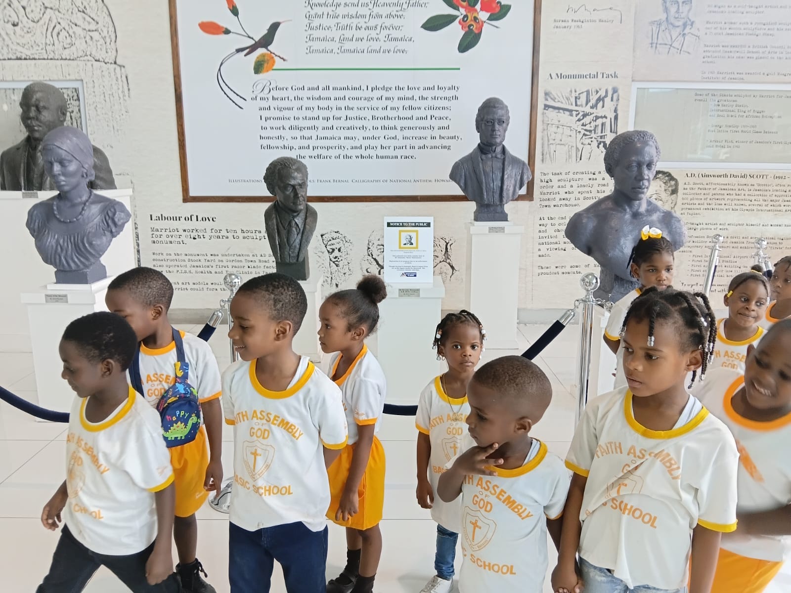 Children in creative and physical play
